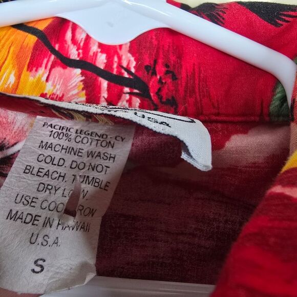 Pacific legend apparel Hawaiian shirt size S - Picture 3 of 4